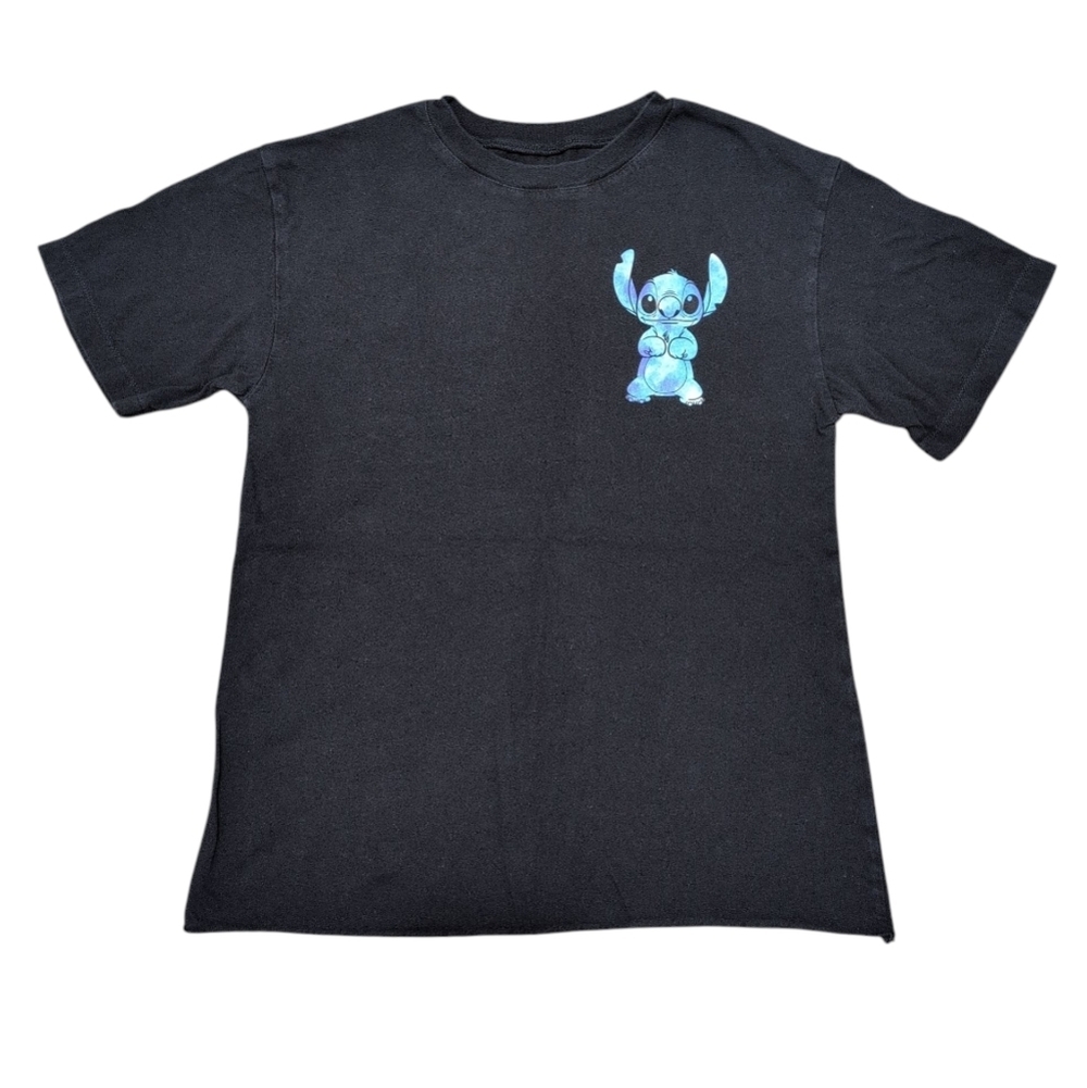 Disney LILO & STITCH‎ T-Shirt Semi Cropped Black size XS